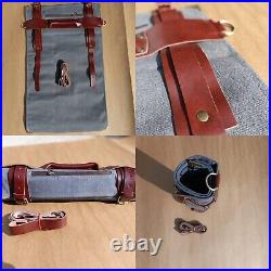 Leather Knife Roll Case, Knife Storage Roll for 10 Knives, High Quality Leather