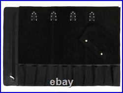 Leather Knife Roll Storage Bag, Elastic and Expandable 10 Pockets, Adjustable Leather Knife Roll Storage Bag, Elastic and Expandable 10 Pockets, Adjustable