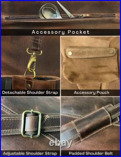 Leather Knife Roll Storage Bag Elastic and Expandable 11 Pockets with Tool Leather Knife Roll Storage Bag Elastic and Expandable 11 Pockets with Tool