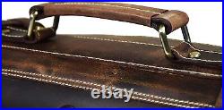Leather Knife Roll Storage Bag Traveling Woodcarving Tools BBQ Chef Knife Case