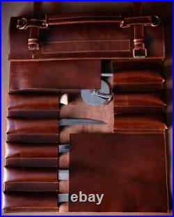 Leather knives roll High Quality, Chef knife roll, Custom knife case roll Leather knives roll High Quality, Chef knife roll, Custom knife case roll