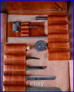 Leather knives roll High Quality, Chef knife roll, Custom knife case roll Leather knives roll High Quality, Chef knife roll, Custom knife case roll