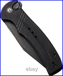 Lightweight Button Lock Pocket Knife 3.47'' 14C28N Blade with Deep Carry Clip