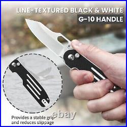 Lightweight EDC Pocket Knife S35VN Blade, G10 Handle, Ideal for Hunting