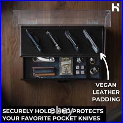 Luxury Pocket Knife Display Case for 6-10 Knives The Knife Deck Pro Premium Luxury Pocket Knife Display Case for 6-10 Knives The Knife Deck Pro Premium