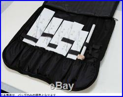 MAC KR-108 Black Kitchen Knife Roll Bag Storage 560g Carry Case JAPAN