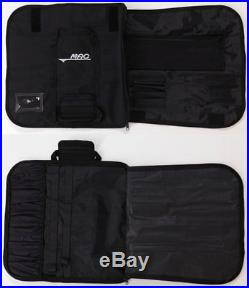 MAC Kitchen Knife Roll Bag KR-108 Black Storage Case 560g 50Ecm Polyester