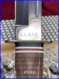 MINT Vtg KA-BAR 1235 SURVIVAL BOWIE NOS MARINE HUNTER KNIFE KABAR OLEAN BOX CASE MINT Vtg KA-BAR 1235 SURVIVAL BOWIE NOS MARINE HUNTER KNIFE KABAR OLEAN BOX CASE