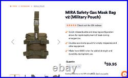 MIRA Safety Military Pouch For Gas Mask Storage Carry Bag NEW Throwing Knives MIRA Safety Military Pouch For Gas Mask Storage Carry Bag NEW Throwing Knives