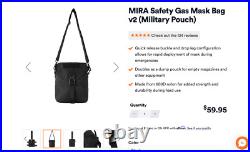MIRA Safety Military Pouch For Gas Mask Storage Carry Bag NEW Throwing Knives MIRA Safety Military Pouch For Gas Mask Storage Carry Bag NEW Throwing Knives
