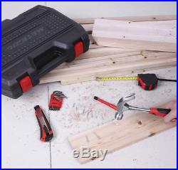 Meterk 170 Pcs Home Tool Kit Household/Auto Repair Mechanic Toolbox Storage Case
