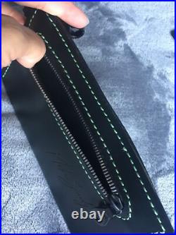 Mike Snody Custom Leather Zippered Case Black Mike Snody Custom Leather Zippered Case Black