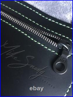 Mike Snody Custom Leather Zippered Case Black Mike Snody Custom Leather Zippered Case Black