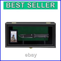 Modern Black Wood Knife Cabinet Display and Protect EDC and Tactical Knives Modern Black Wood Knife Cabinet Display and Protect EDC and Tactical Knives