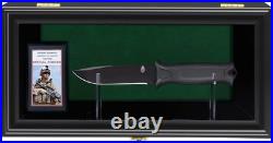 Modern Black Wood Knife Cabinet Display and Protect EDC and Tactical Knives Modern Black Wood Knife Cabinet Display and Protect EDC and Tactical Knives