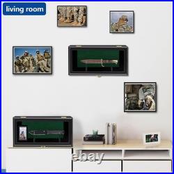 Modern Black Wood Knife Cabinet Display and Protect EDC and Tactical Knives Modern Black Wood Knife Cabinet Display and Protect EDC and Tactical Knives