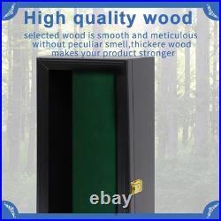 Modern Black Wood Knife Cabinet Display and Protect EDC and Tactical Knives Modern Black Wood Knife Cabinet Display and Protect EDC and Tactical Knives