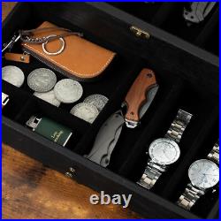 Multi-Functional Knife Display Box with Velvet Lining for Honorable Collections