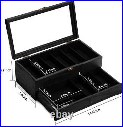 Multi-Functional Knife Display Box with Velvet Lining for Honorable Collections