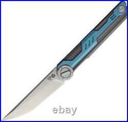 NOC Knives MT05 FATE Folding Knife 3.5 M390 Steel Tanto Blade Titanium Handle