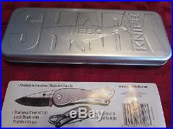 Nebo Shark Knife in Metal Storage Tin/Display Case