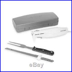 New HAMILTON BEACH Stainless Steel ELECTRIC KNIFE SET SET w Storage Case