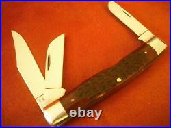 New Old Stock Case 10 Dot 6392 Dealer Store Display Knife Unused 1970 Red Bone