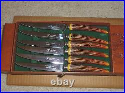NewithOther Rare Sheffield England Stainless Steel 9-Pc Carving Knife Fork Set