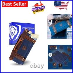 Nomad Knife Roll Bag 12oz Waxed Canvas & Leather Storage for Chefs 13 Slots
