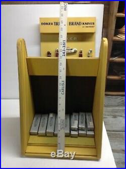 Old Store Boker Tree Brand Knives Display Case With Knives