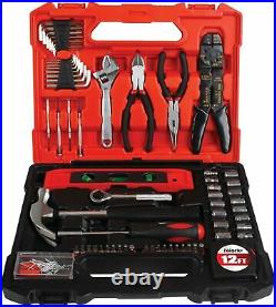 Olympia Tools 67-piece Household Hand Tool Set with Plastic Storage Case