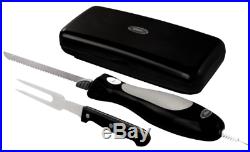 Oster FPSTEK2803B Electric Knife with Carving Fork and Storage Case New