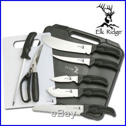 Outdoor Tent Camping Gear Rescue Cooking 9PC Combo Knife Set w Storage Case Xmas