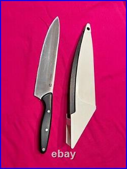 PAMPERED CHEF Knives with BONUS Self Sharpening Storage Cases SET