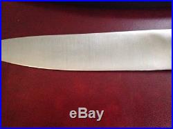 Pampered Chef 8 Chefs Knife with Sharpening Storage Case Very Nice Condition