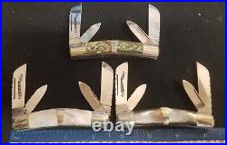 Parker Custom Series Gone With The Wind Congress 3 Knife Set, Mother Of Pearl +