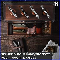 Pocket Knife Display Case EDC Case Storage Case and Knife Display Stand