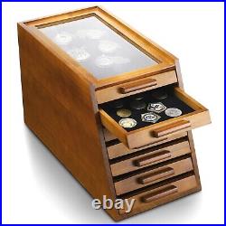 Pocket Knife Display Case Glass Top Display Case Holder Tool Storage Cabinet