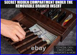 Pocket Knife Display Case for 16 Knives Wooden Knife Collection Case Clear Pocket Knife Display Case for 16 Knives Wooden Knife Collection Case Clear