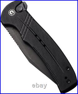 Pocket knife Durable 14C28N blade High quality G10 handle camping open air blac