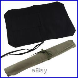 Portable Cook Chefs Knife Bag Knives Roll Case 5 Pockets Kitchen Tool Storage