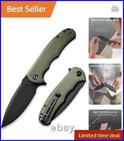 Practical Folding Hunting Knife Lightweight G-10 Handle & Ball Bearing Pivot