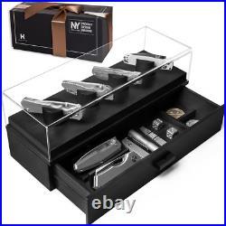 Premium Knife Display Case for up to 10 Knives Handcrafted Wooden Pocket Knife