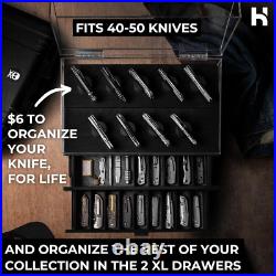 Premium Knife Display Case for up to 50 Knives Extra Large Handcrafted Wooden Premium Knife Display Case for up to 50 Knives Extra Large Handcrafted Wooden