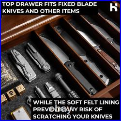 Premium Knife Display Case for up to 50 Knives Extra Large Handcrafted Wooden Premium Knife Display Case for up to 50 Knives Extra Large Handcrafted Wooden