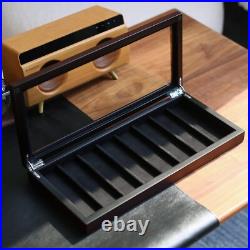 Premium Knife Storage Organizer in Ebony Veneer Display and Protect 8 Knives