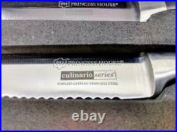Princess House Culinario Stainless Steak Knives Set of 4 With Storage Case Nice