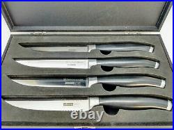 Princess House Culinario Stainless Steak Knives Set of 4 With Storage Case Nice