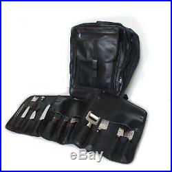 Professional HandmadChef Knife Bag With 3 Tray, Knife Storage Case and Travel Bag