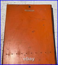 RARE Vintage Remington Hunting Knife Store Display Case Tray Shadowbox Sign RARE Vintage Remington Hunting Knife Store Display Case Tray Shadowbox Sign